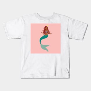 Black Mermaid Kids T-Shirt